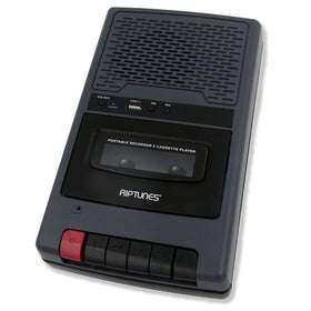 Riptunes controls closeup highlighting labeled buttons for simple operation
