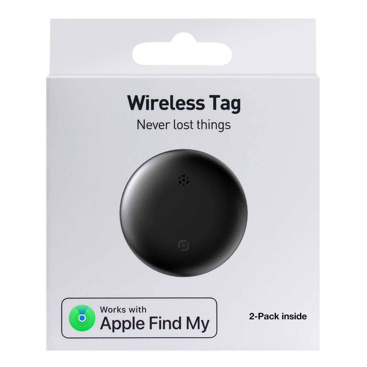 RISEBEST front packaging showing two Air Tracker Tags and features for quick setup