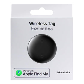 RISEBEST front packaging showing two Air Tracker Tags and features for quick setup