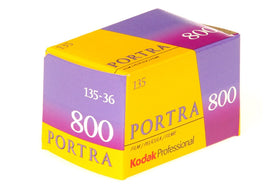 Ritz Camera Kodak Portra 800 film leader closeup highlighting texture and handling