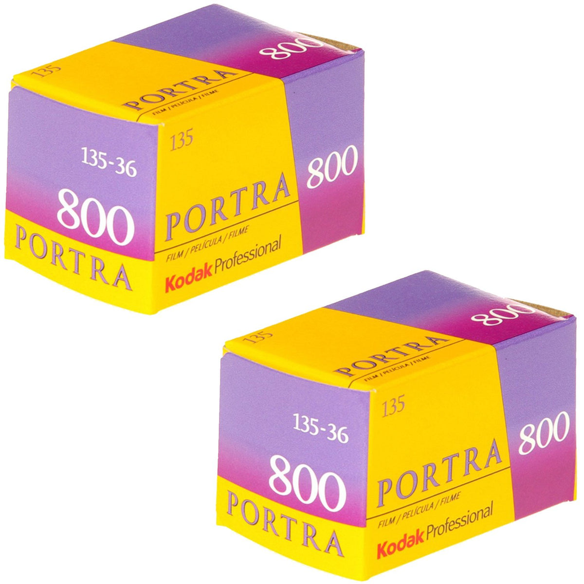 Ritz Camera Kodak Portra 800 front packaging showing product and benefits