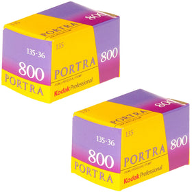 Ritz Camera Kodak Portra 800 front packaging showing product and benefits