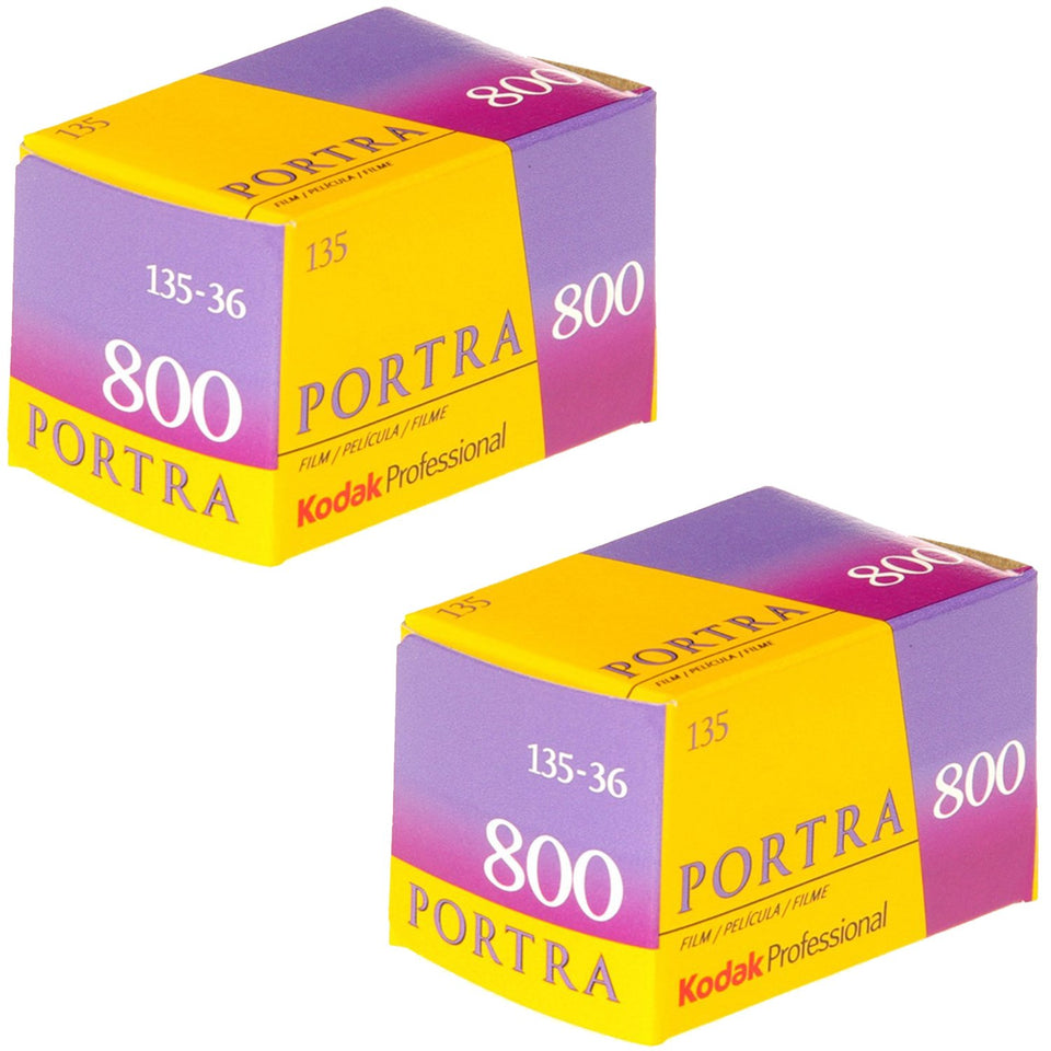 Ritz Camera Kodak Portra 800 front packaging showing product and benefits