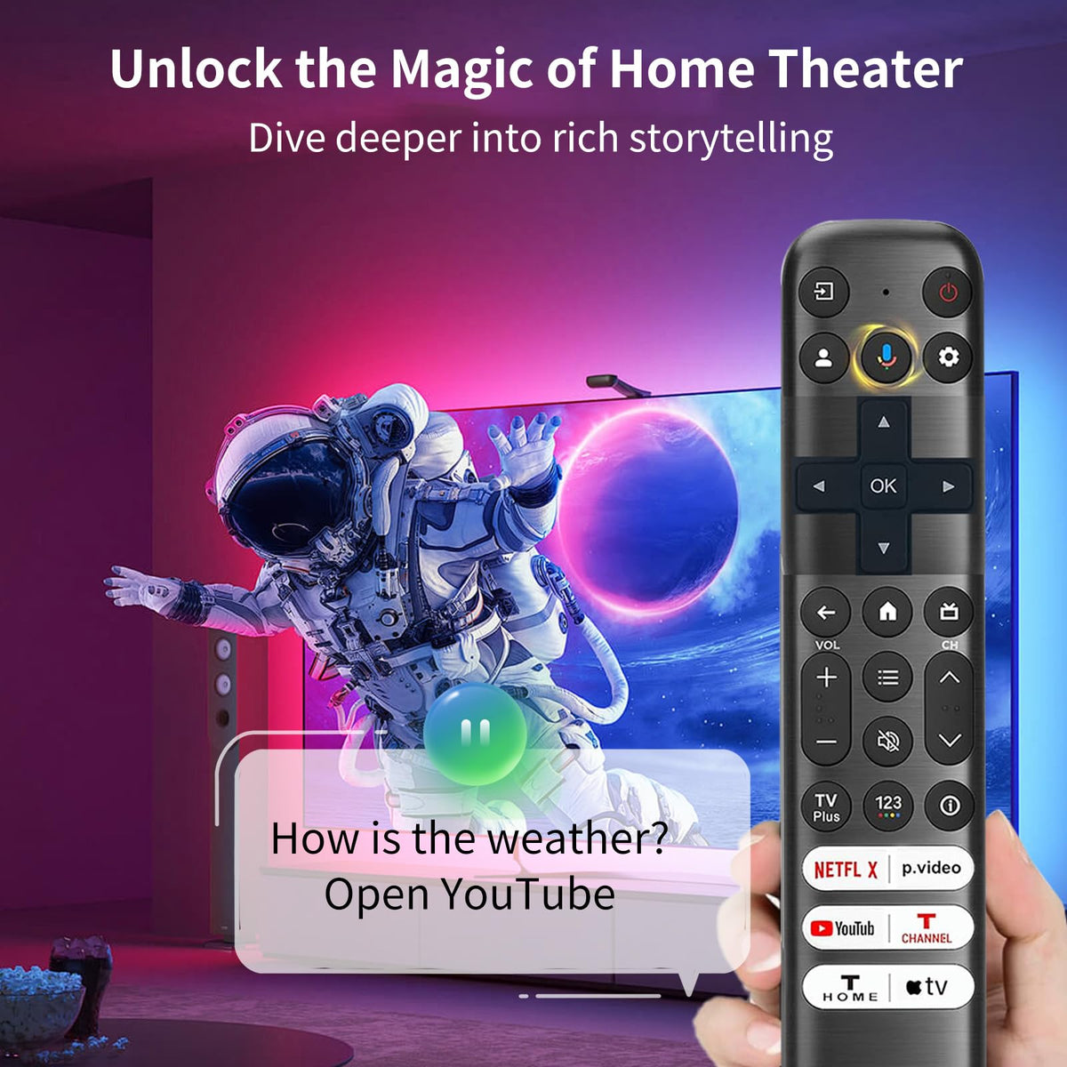 RIVIERA RC813 compact packaging with two remotes included
