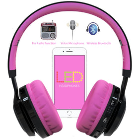 Riwbox AB005 headphones folded compact for easy carrying on trips.
