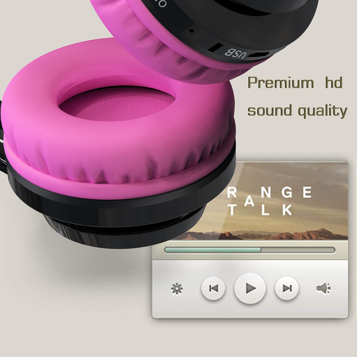 Riwbox AB005 built-in microphone enables hands-free calls and classroom use.