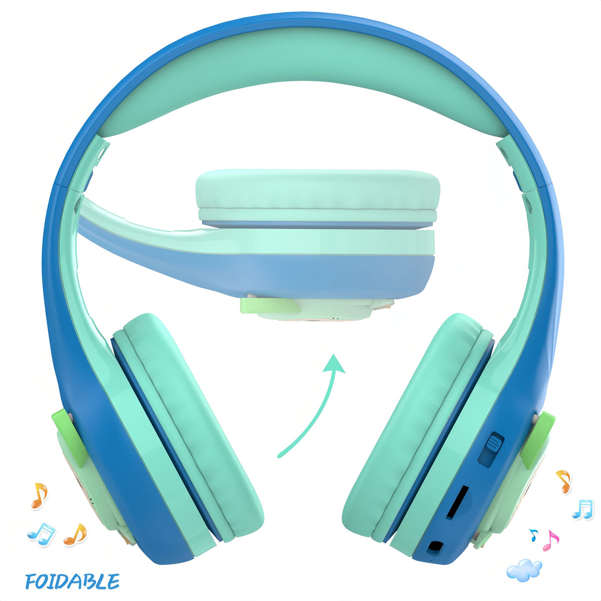 Riwbox CB-7S with colorful LED glow lights for engaging listening