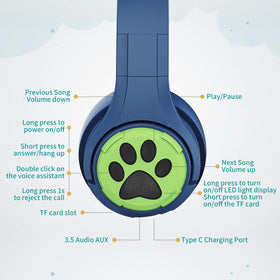 Riwbox CF9 detachable audio cable for wired listening anywhere
