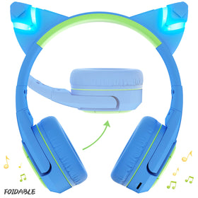 Soft skin-friendly ear cushions for comfortable wear during long sessions.