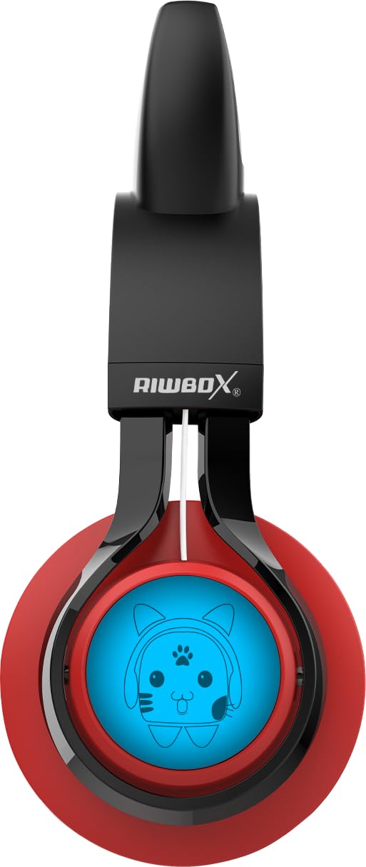 Riwbox CT-7 cushioned earpad texture showing soft padding for long-wear comfort