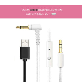 Riwbox CT-7 lifestyle shot of teen using headphones for relaxed listening