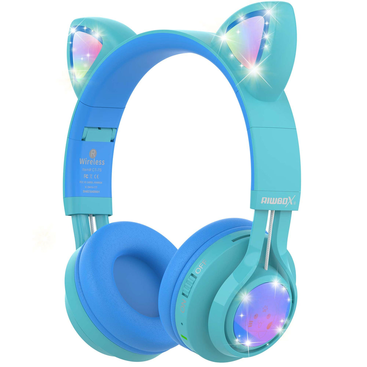 Riwbox CT-7S front view showing cat ears and playful design, great for kids