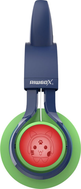 Riwbox CT-7S worn by child in lifestyle scene promoting safe listening