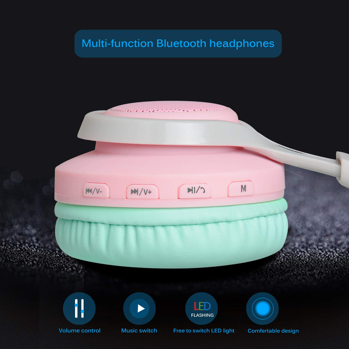 Riwbox WT-7S connected with 3.5mm cable showing wired fallback for uninterrupted play