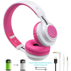 Riwbox WT-7S microphone and controls on earcup for easy hands-free calls