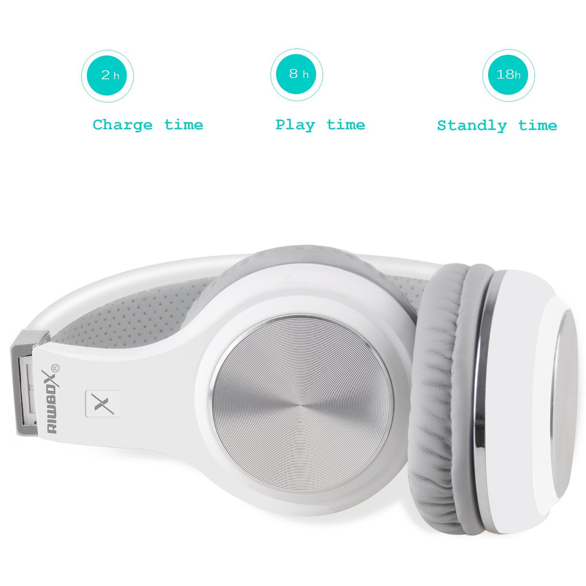 Riwbox XBT-80 built-in microphone enhances call quality during hands-free conversations.