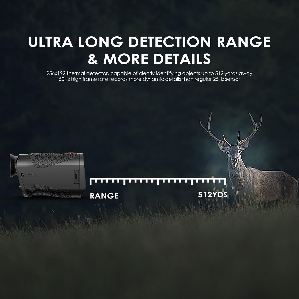 RIX Pocket K2 ultra-lightweight design slips easily into a pocket for hikes.
