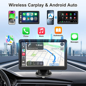 Rixvaxt close-up of 7-inch HD touchscreen highlighting responsive touch control