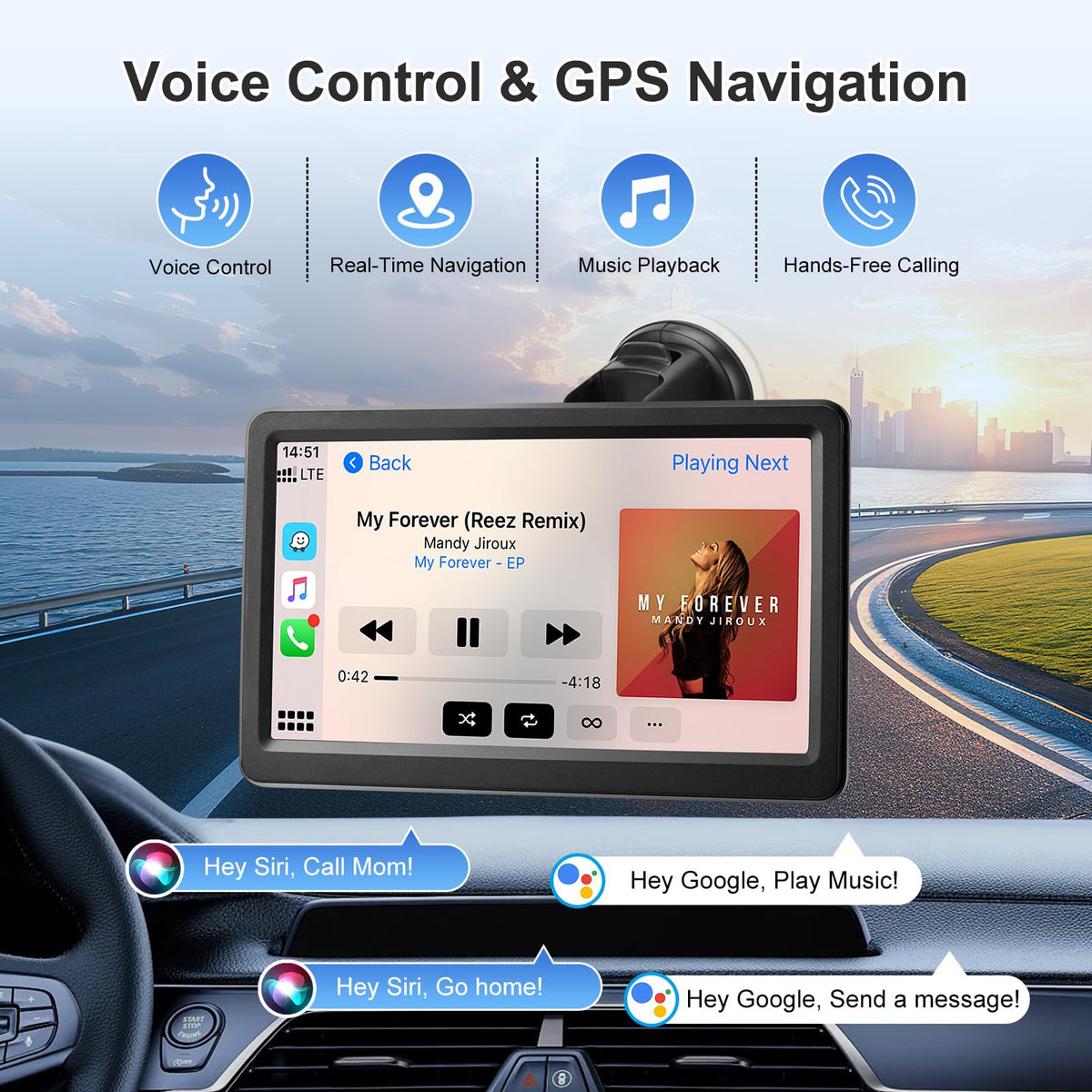 Rixvaxt screen mirroring smartphone apps for entertainment and navigation convenience
