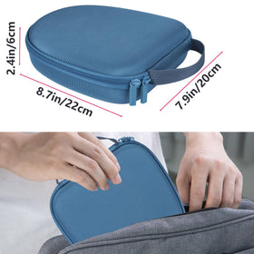 RIYADAone blue hard case breathable mesh pocket helps prevent moisture near accessories.