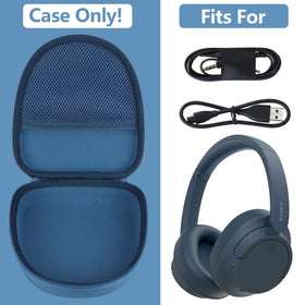 RIYADAone blue hard case side handle for easy carrying.