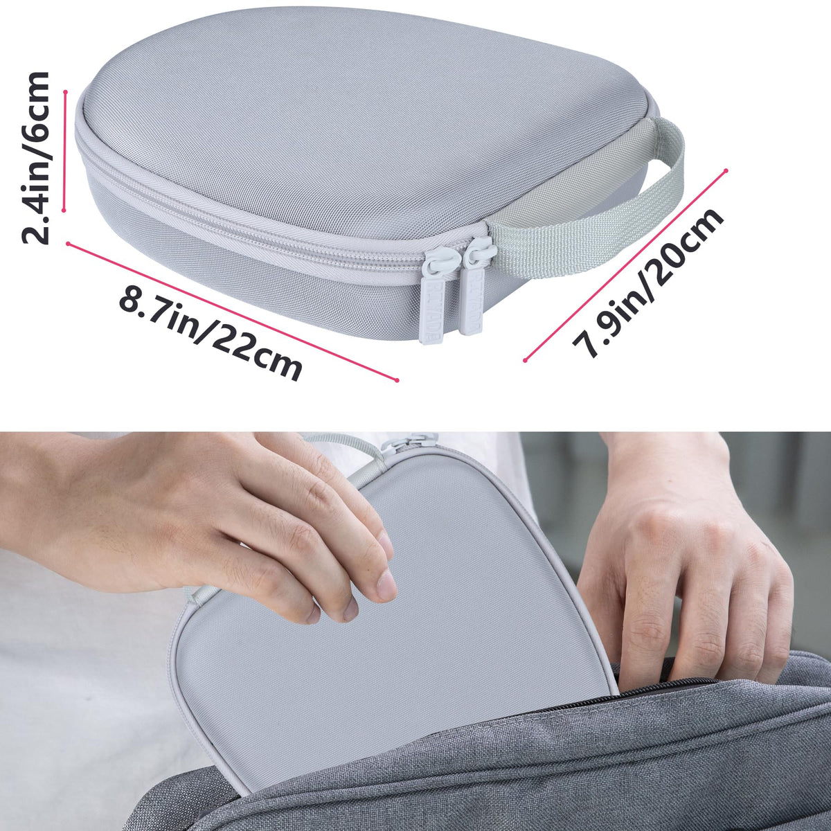 RIYADAone gray case keeps devices safe and stylish.