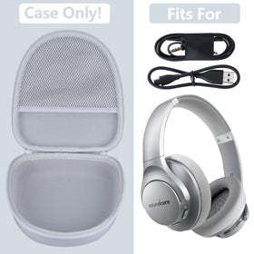 RIYADAone velvet-like interior cushions Soundcore Life headphones against bumps.