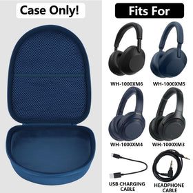 RIYADAone hard case for Sony WH-1000XM4 exterior protects XM4 at home or on the road