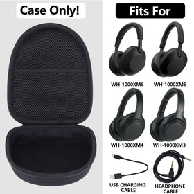 RIYADAone hard case mesh pocket keeps cables and adapters organized.