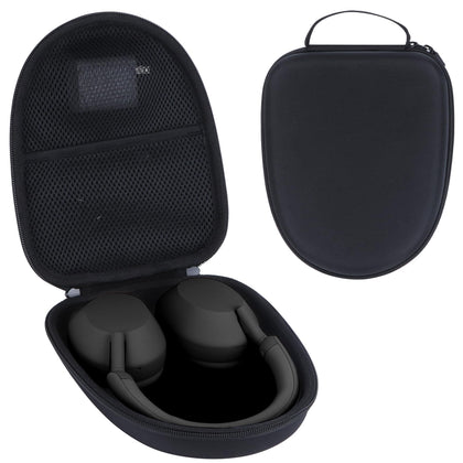 RIYADAone hard case exterior protects Sony XM6 from bumps during travel.