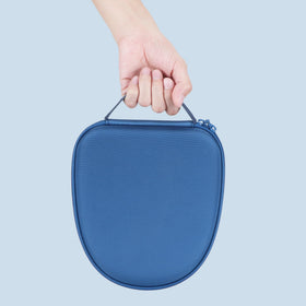 RIYADAone blue case for Soundcore Life Q20i protects the headset and cables.