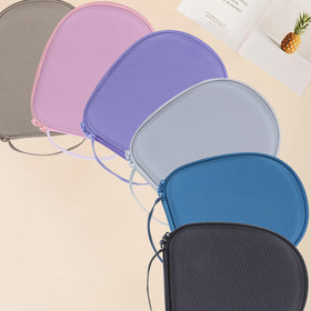 RIYADAone hard case dual zipper ensures secure closure for JBL Tune headphones on commutes