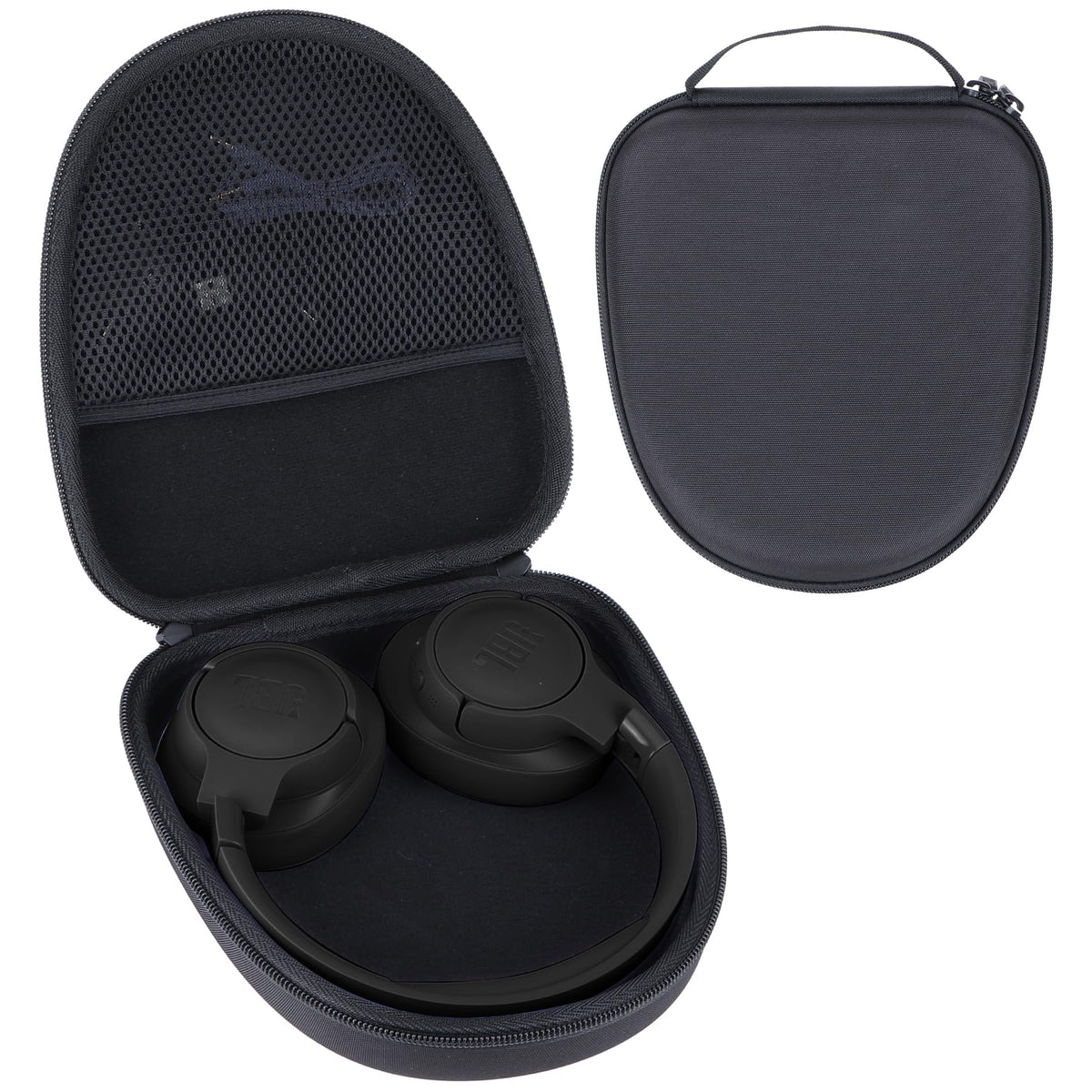 RIYADAone hard case exterior with EVA and nylon protection for JBL Tune headphones during travel