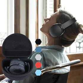 RIYADAone case in travel setting keeping Skullcandy headphones secure