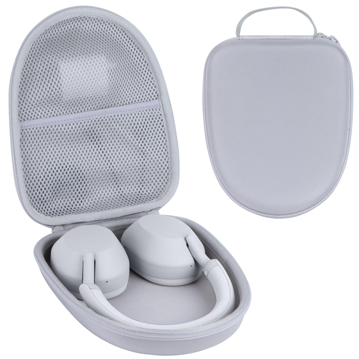 RIYADAone Sony WH-1000XM6 hard case front view protects headphones while traveling.