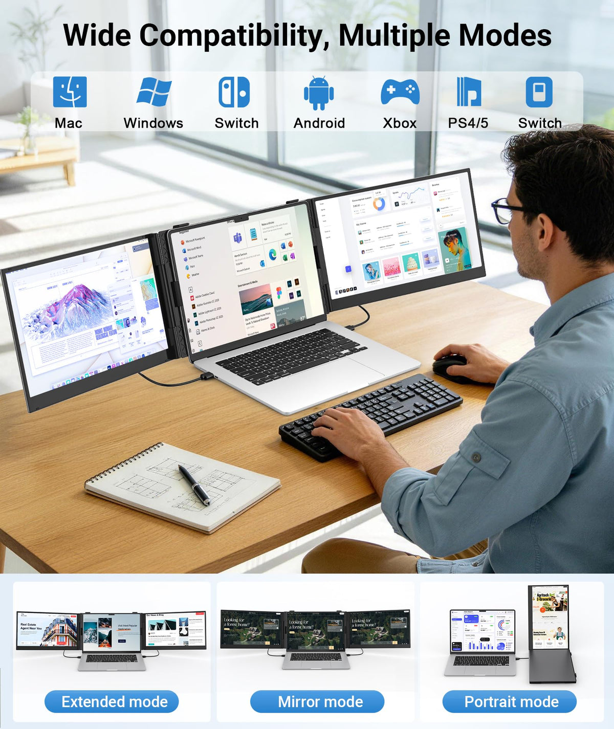 Rizpak 13-17inch laptop compatibility fits many devices.