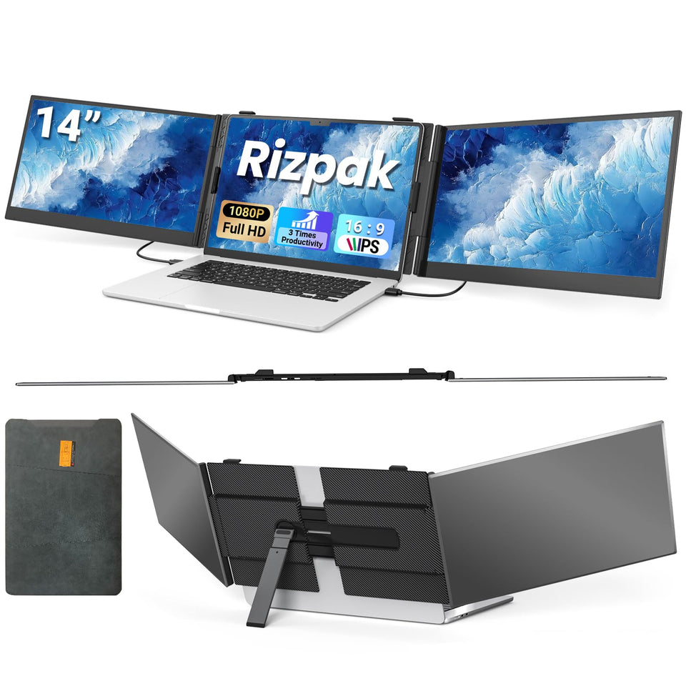 Rizpak 14inch ultra-thin design enables easy travel and setup.