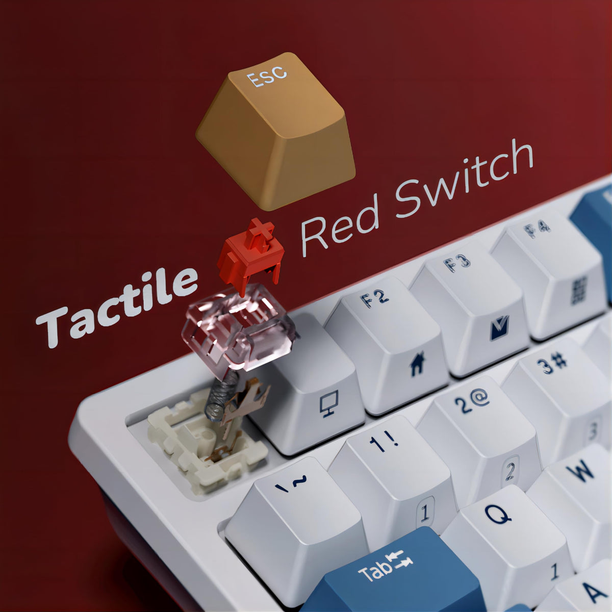 RK Royal Kludge RK98 100-key layout preserves numpad and arrows