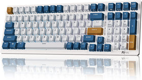 RK Royal Kludge RK98 front view showing compact design for space-saving desks