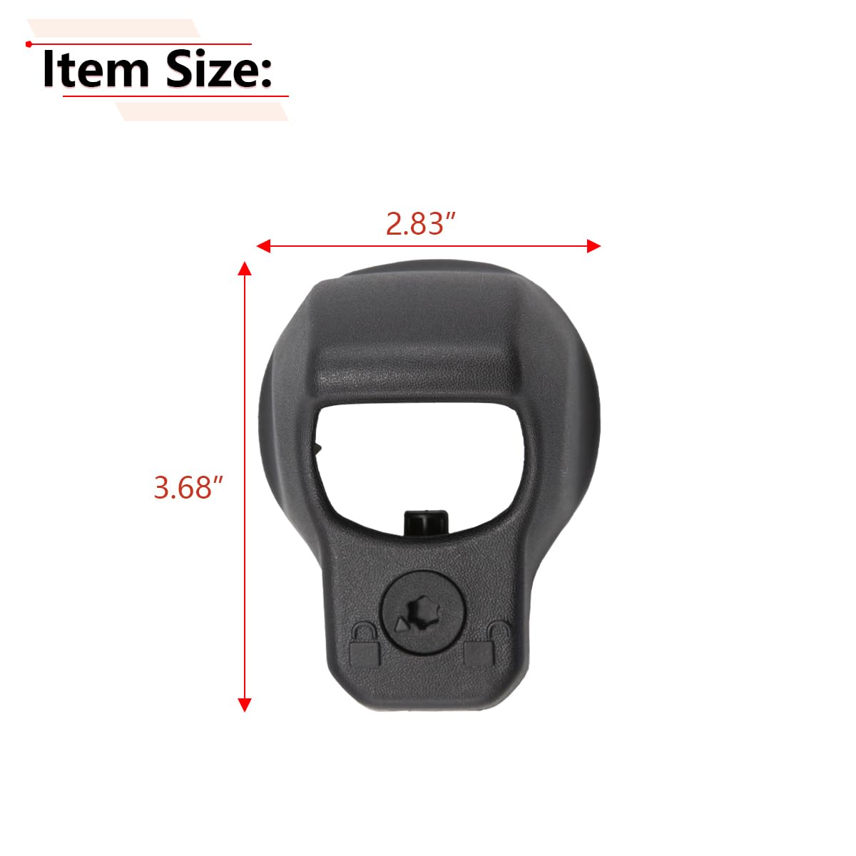 RLB-HILON backup camera bezel for Jeep Wrangler JLU rear cover replacement