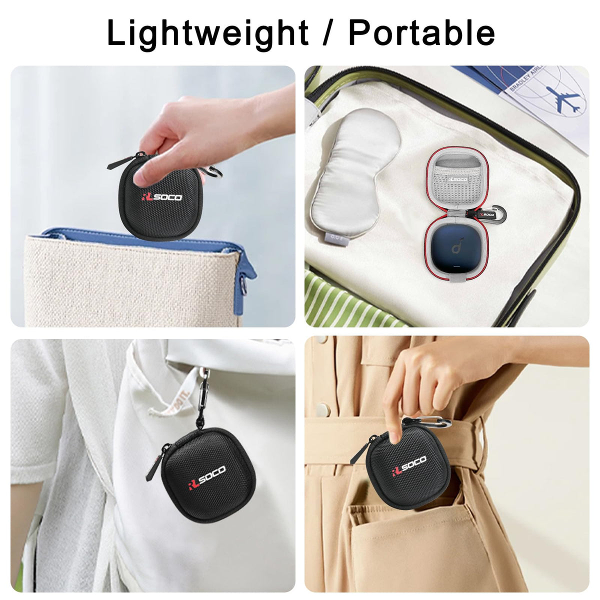 RLSOCO Liberty Air 2 Pro case, pocket-friendly design