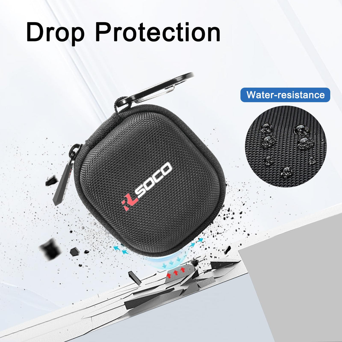 RLSOCO carrying case for Bose QuietComfort Ultra compact design fits in pockets