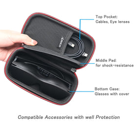 RLSOCO XREAL case outer PU leather texture