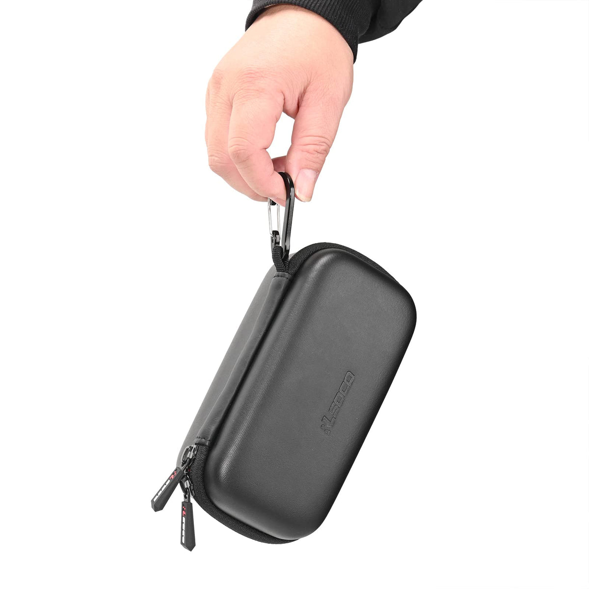 RLSOCO case includes carabiner for easy transport