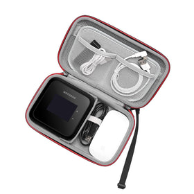 RLSOCO Netgear Nighthawk case front view shows rugged protection for your router on the go.