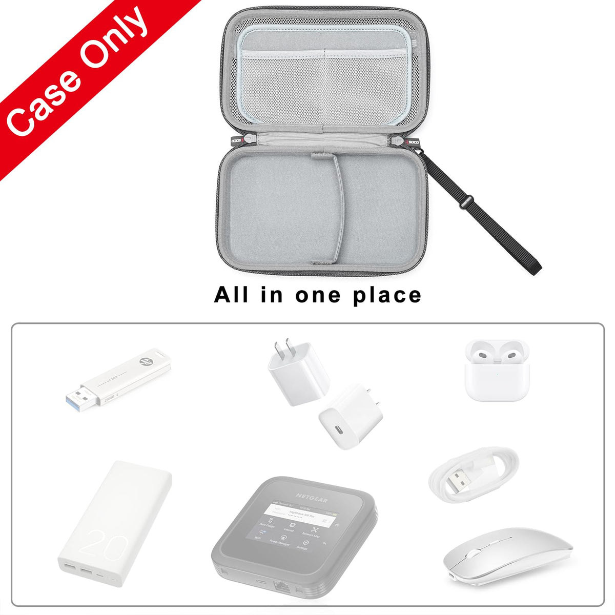 RLSOCO case highlights top-class protection with dust-proof, shock-proof, and water-resistant features.