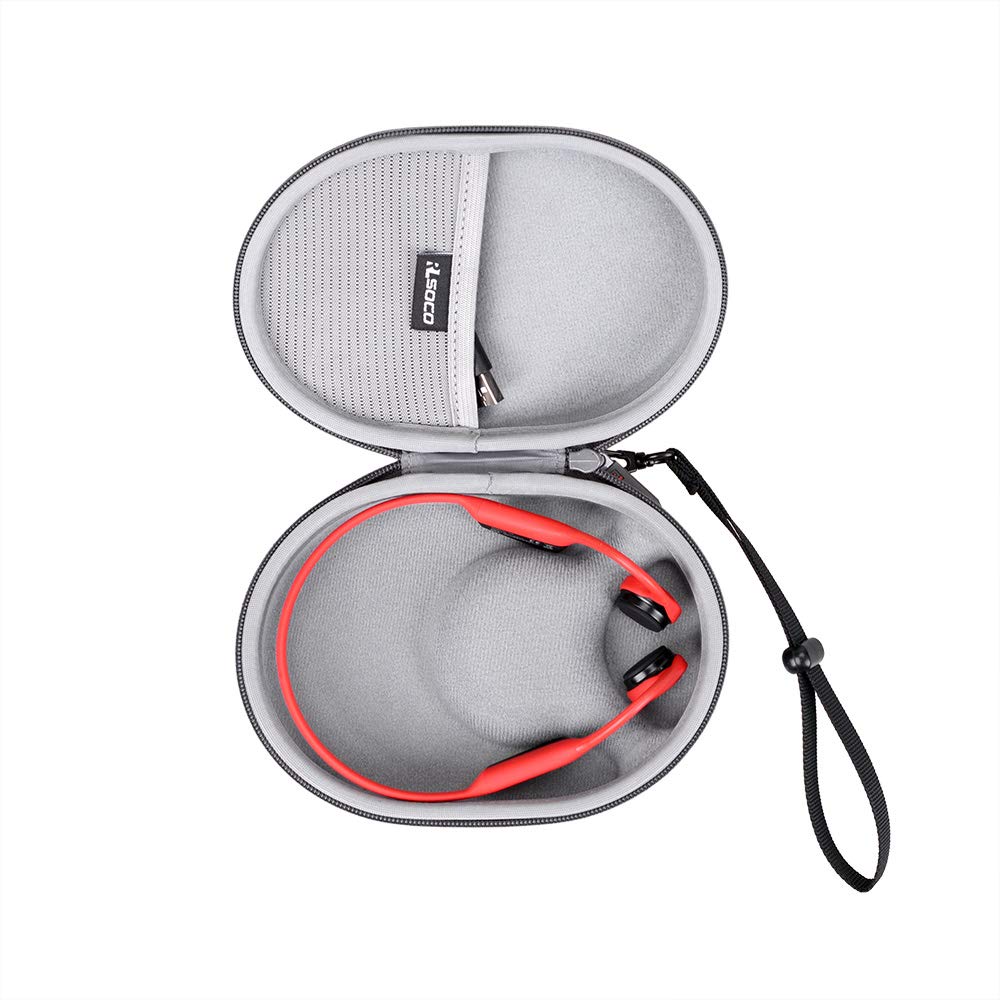 RLSOCO OpenRunPro case front view showing compact protection for bone conduction headphones.