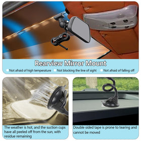RNVEASS 360° rotating ball head enables horizontal or vertical framing.