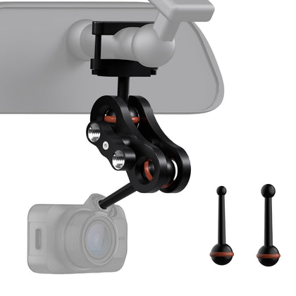 RNVEASS Garmin dash cam mount with 8.55mm ball head for secure, flexible positioning.