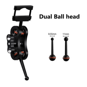 RNVEASS aluminum alloy dash cam mount for durable, lightweight installation.